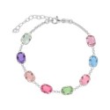 Pulsera plata y Liska Crystals - LSW4437BR