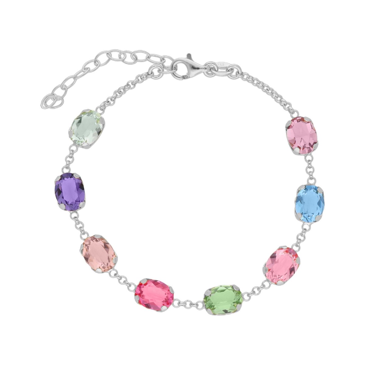Pulsera plata y Liska Crystals - LSW4437BR