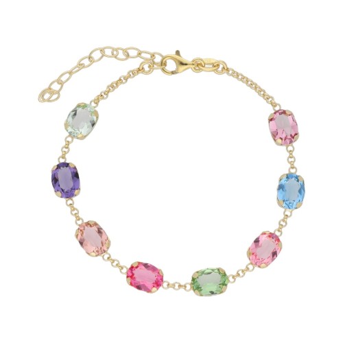 Pulsera plata y Liska Crystals - LSW4437BR-D