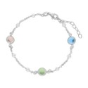 Pulsera plata y Liska Crystals - LSW4438BR