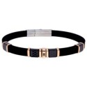 Pulsera caucho y acero - MTC167BR