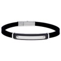 Pulsera caucho y acero - MTC172BR