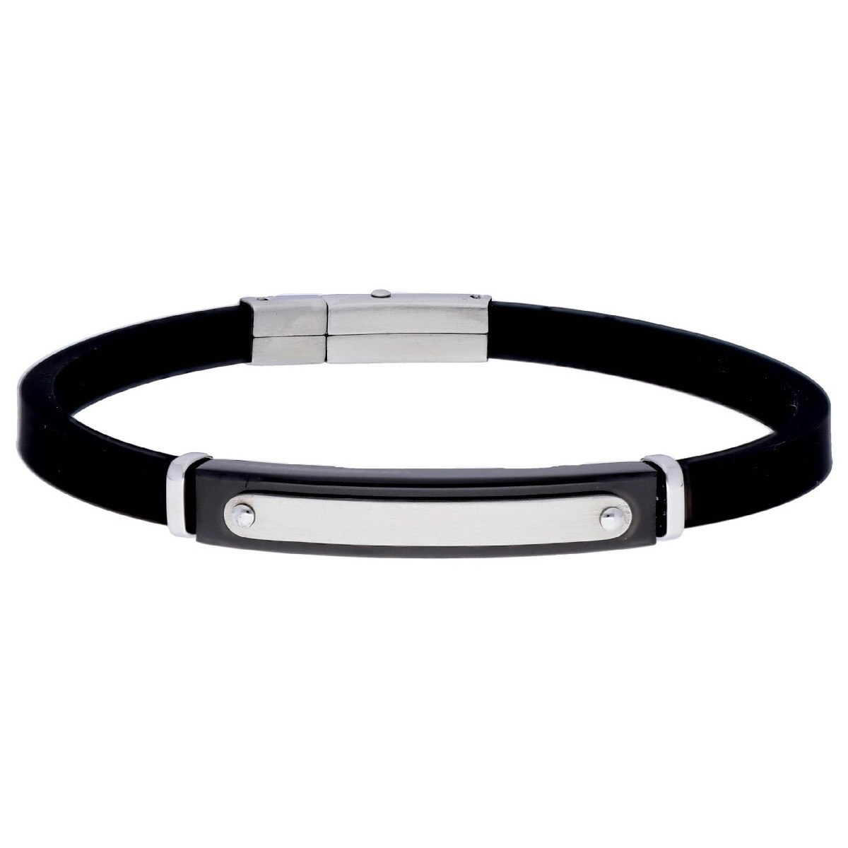 Pulsera caucho y acero - MTC172BR