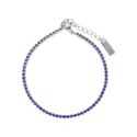Pulsera riviere acero y circonitas - CH119T-BA