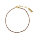 Pulsera riviere acero y circonitas - CH119T-DF