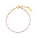 Pulsera riviere acero y circonitas - CH119T-DR
