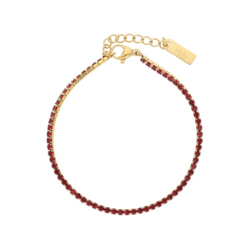 Pulsera riviere acero y circonitas - CH119T-DRJ