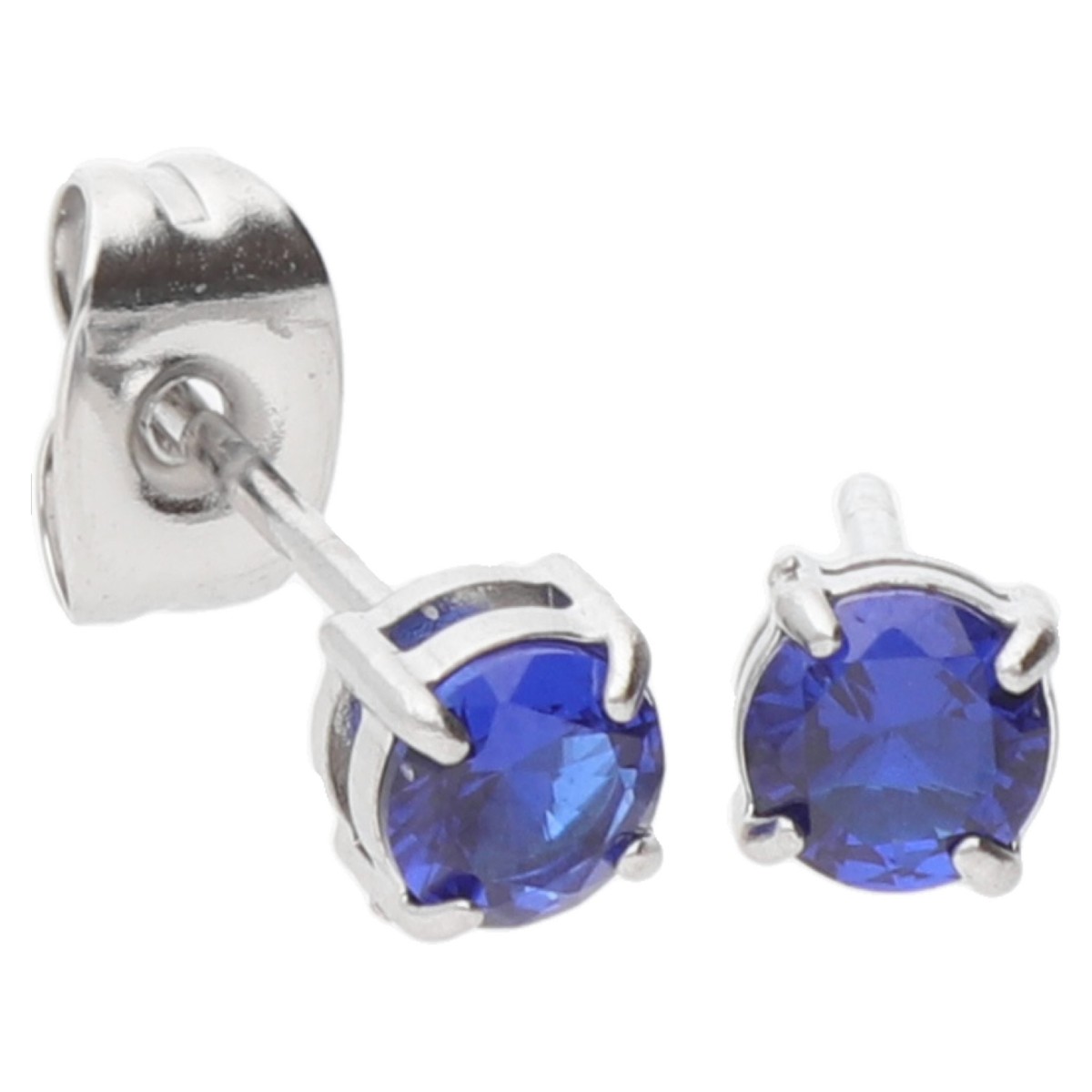 Pendientes acero y circonitas - CH120A-BA