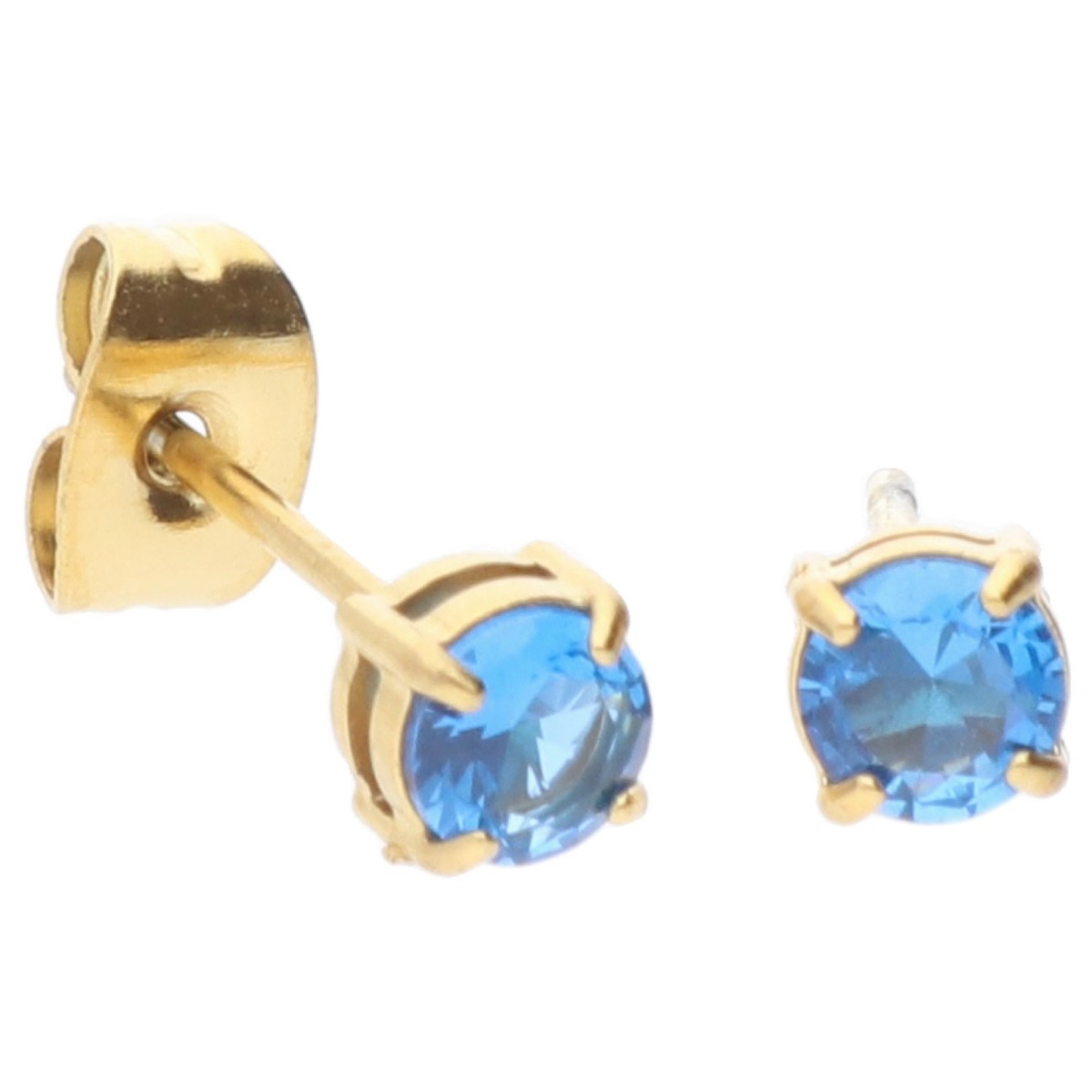 Pendientes acero y circonitas - CH120A-DA
