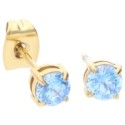 Pendientes acero y circonitas - CH120A-DC