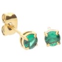Pendientes acero y circonitas - CH120A-DV