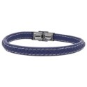 Pulsera piel y acero - 87BR037-A