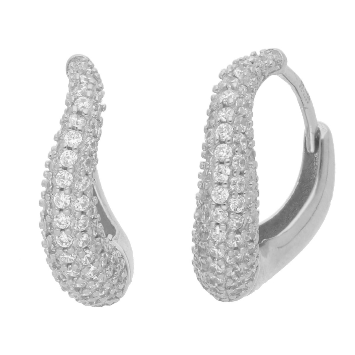 Pendientes plata y circonitas - LAD3149A