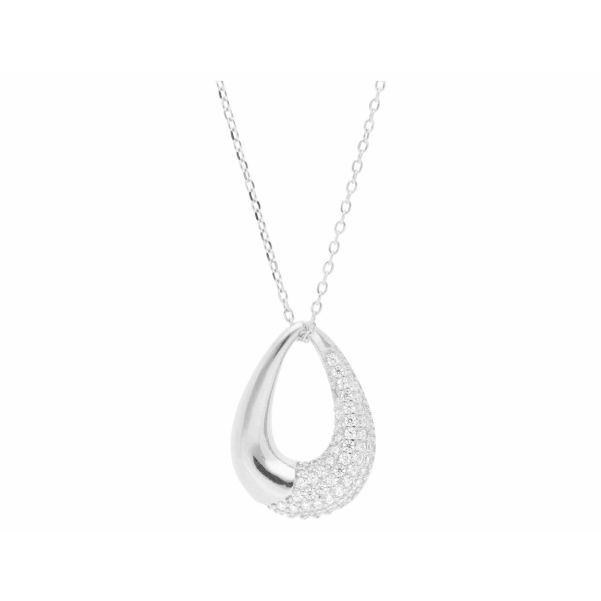 Colgante plata y circonitas - LAD3149CL