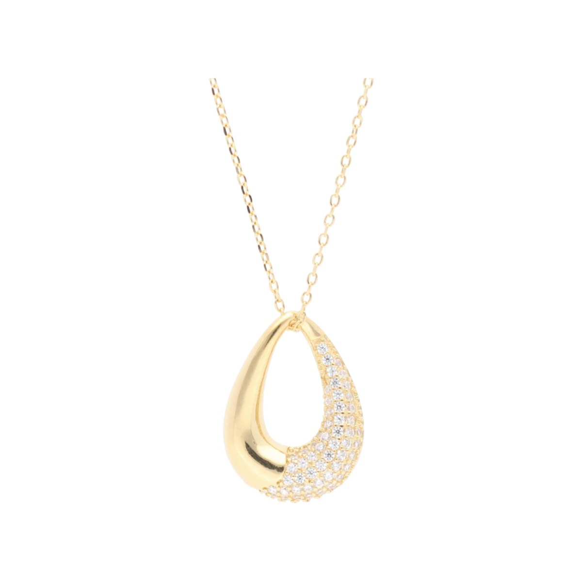 Colgante plata y circonitas - LAD3149CL-D