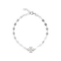 Pulsera trébol plata - LAF6579BR