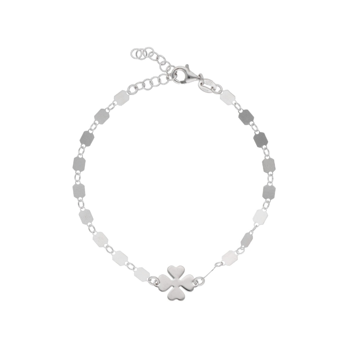 Pulsera trébol plata - LAF6579BR