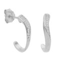 Pendientes plata y circonitas - LAD3144A