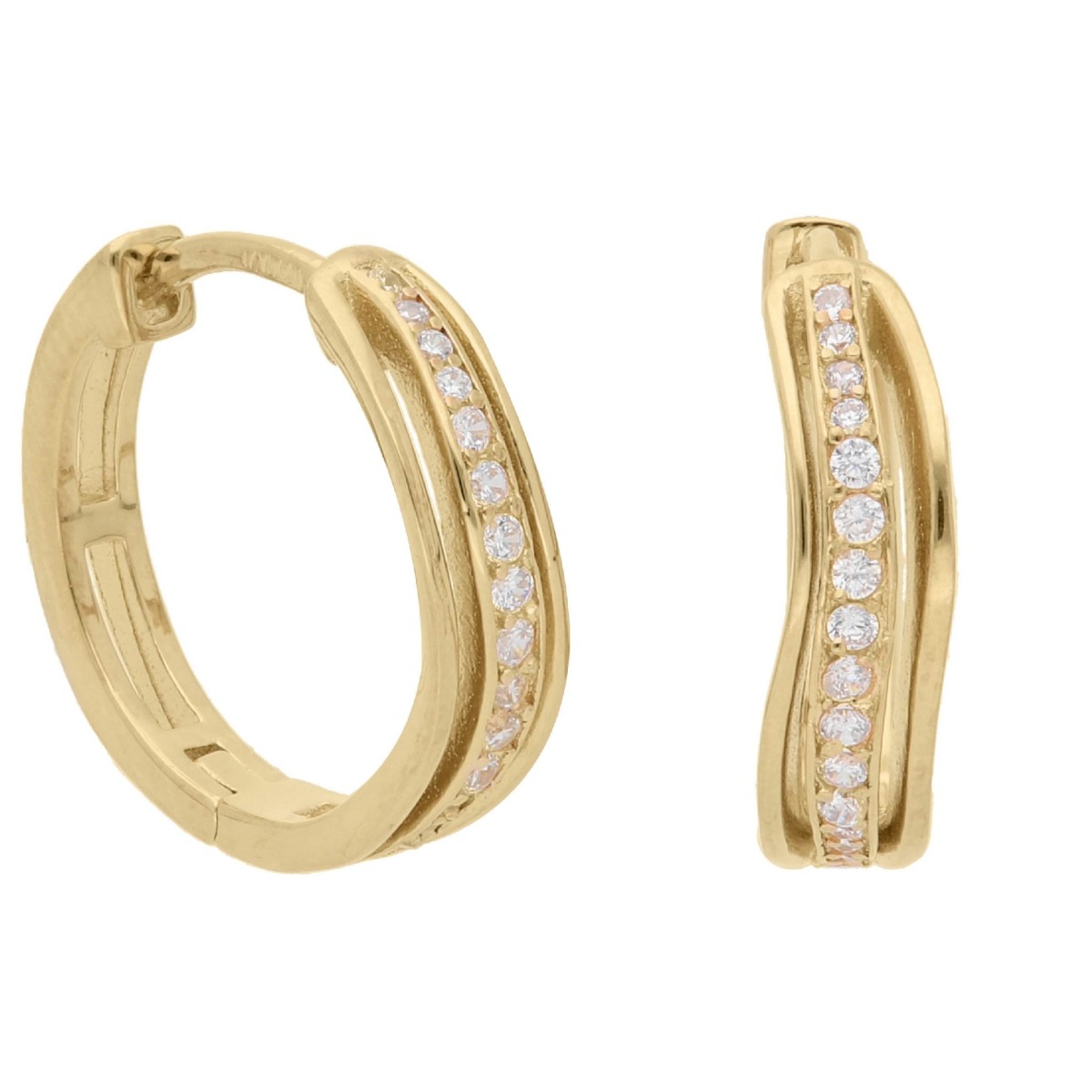 Pendientes plata y circonitas - LAD3147A-D