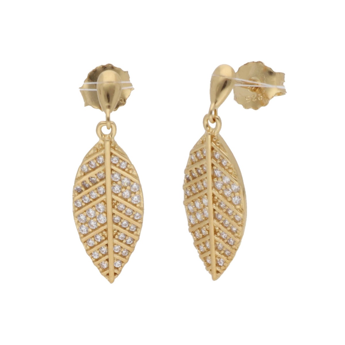 Pendientes plata y circonitas - LAD3151A-D