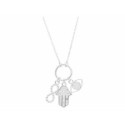 Colgante plata y circonitas - LAD3153CL