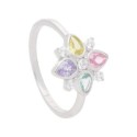 Anillo plata y circonitas - LAD3154AN