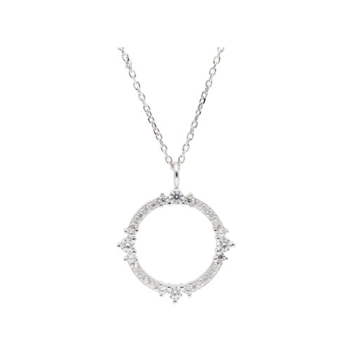 Colgante plata y circonitas - LAD7345CL