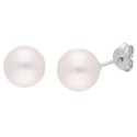 Pendientes plata y perla natural 10mm - MEP045A-10