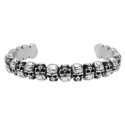 Esclava calaveras acero - RB302SC