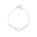 Pulsera trébol plata - LAF6586BR