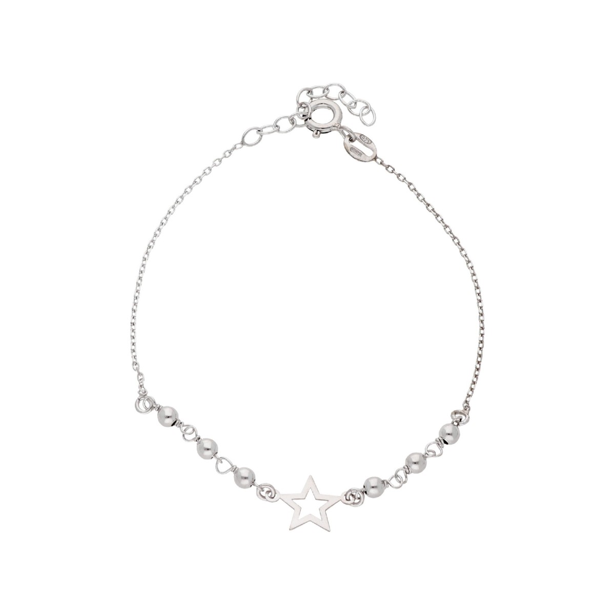 Pulsera estrella plata - LAF6583BR