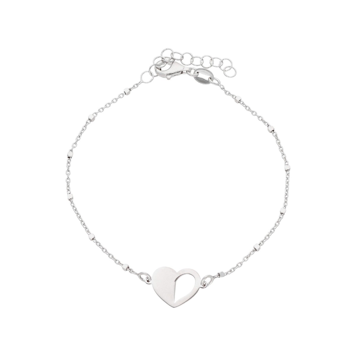 Pulsera corazón plata - LAF6581BR