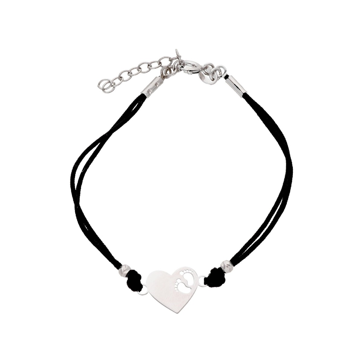 Pulsera corazón plata - LAF6592BR