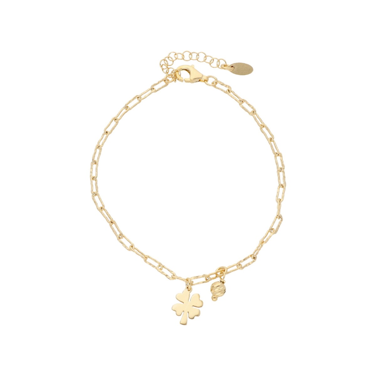 Pulsera trébol plata - LAF6587BR-D