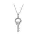 Colgante llave plata y Liska Crystals - LSW1517CL