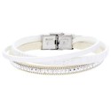 Pulsera piel y acero - SHA258-B