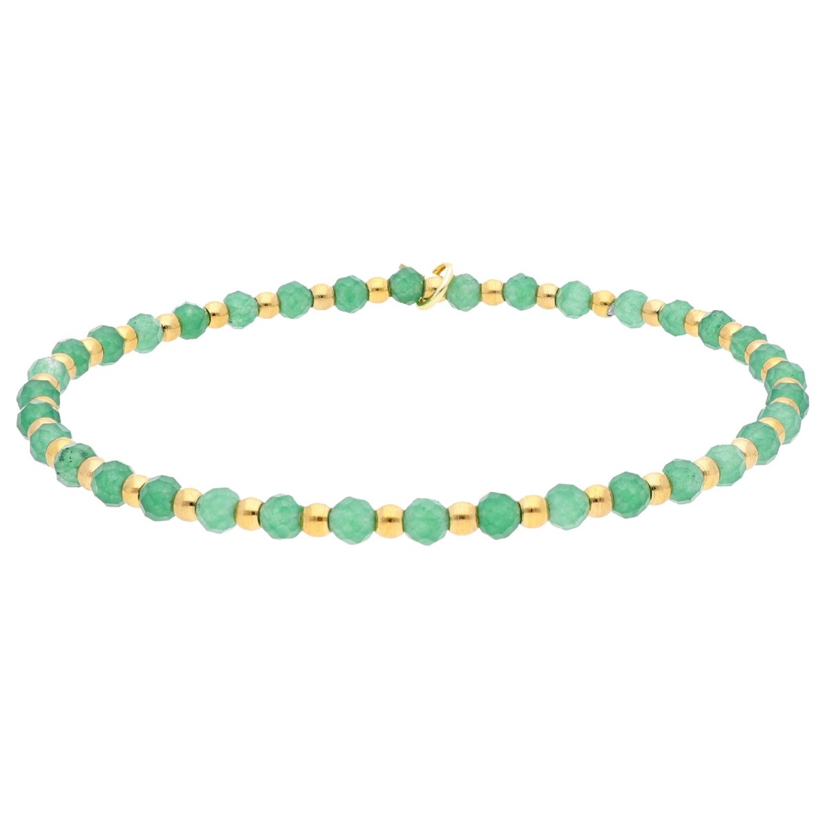 Pulsera acero y amazonia 3mm - SHA255-AM