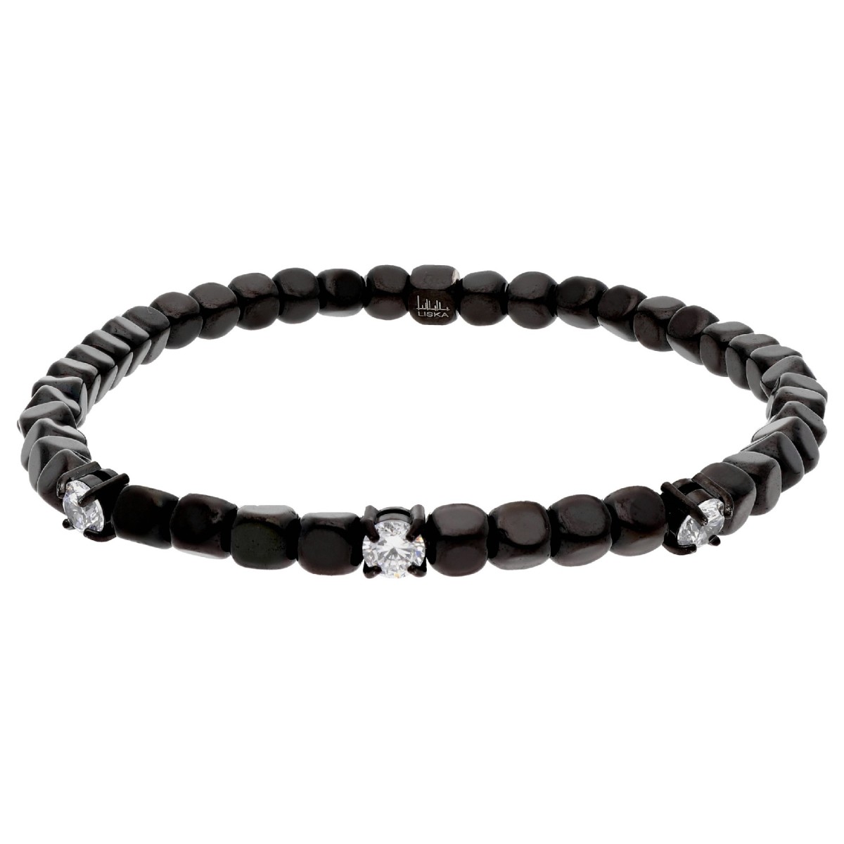 Pulsera ematites y circonitas - MS014