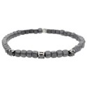 Pulsera ematites y circonitas - MS015-N