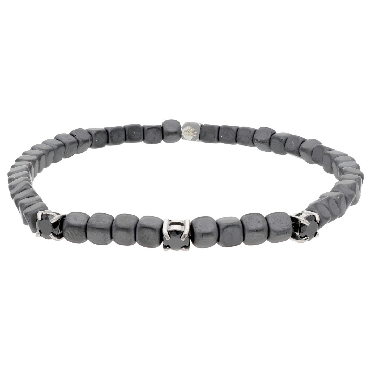 Pulsera ematites y circonitas - MS015-N