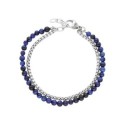Pulsera acero y piedras naturales - RB229BR-A
