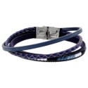 Pulsera piel y acero - SHA259-A