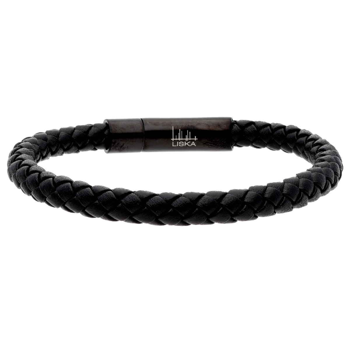 Pulsera piel y acero - 87BR038-N
