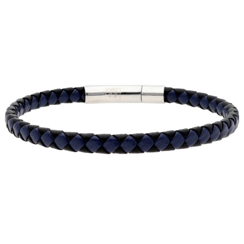 Pulsera piel y acero - 87BR039-A