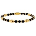 Pulsera acero y balck agatha - BALI097-BD