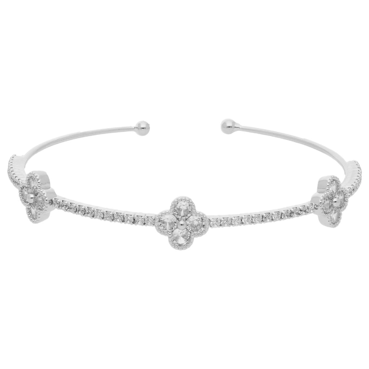 Pulsera acero y circonitas - CH142BR