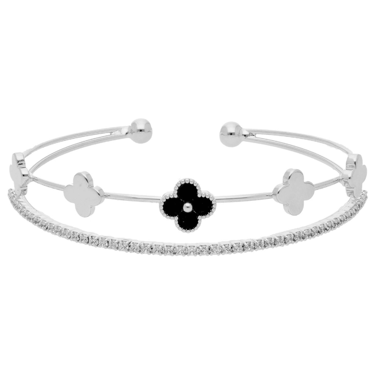 Pulsera acero y circonitas - CH143BR