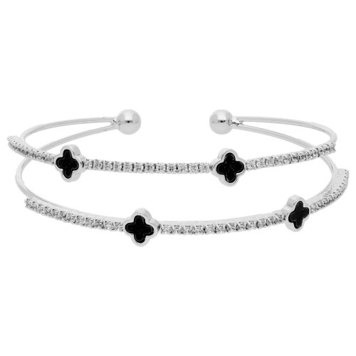 Pulsera acero y circonitas - CH144BR