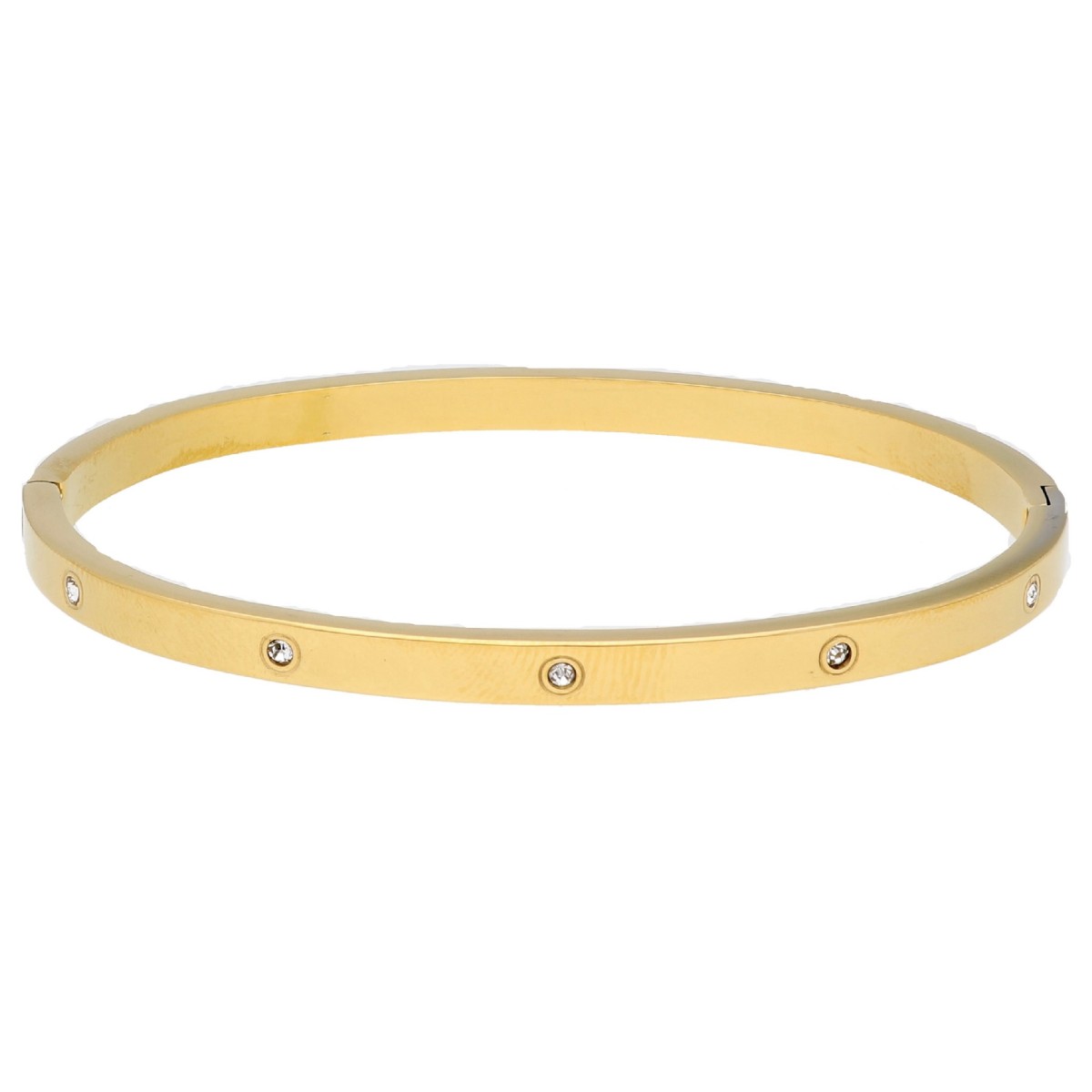 Esclava acero y circonitas - CH127SC-D