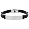 Pulsera piel y acero - 87BR045